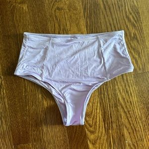 VITAMIN A Purple Swim Bottom